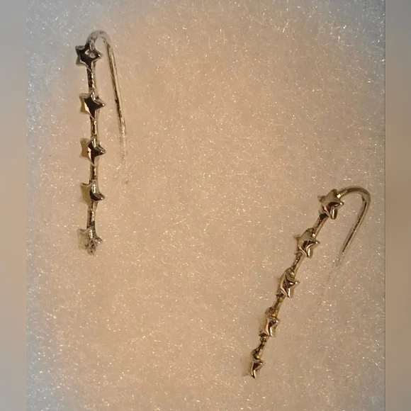 â¤ď¸5 Star Ear Climber/Crawler by All Stars Aligned Earrings; 925 Sterling S⌠- Picture 8 of 13
